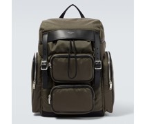 Saint Laurent Rucksack City mit Leder
