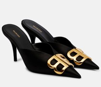 Balenciaga Mules BB aus Satin