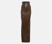 Rick Owens Maxirock aus einem Baumwollgemisch