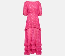 Rixo Maxikleid Shireen aus Georgette