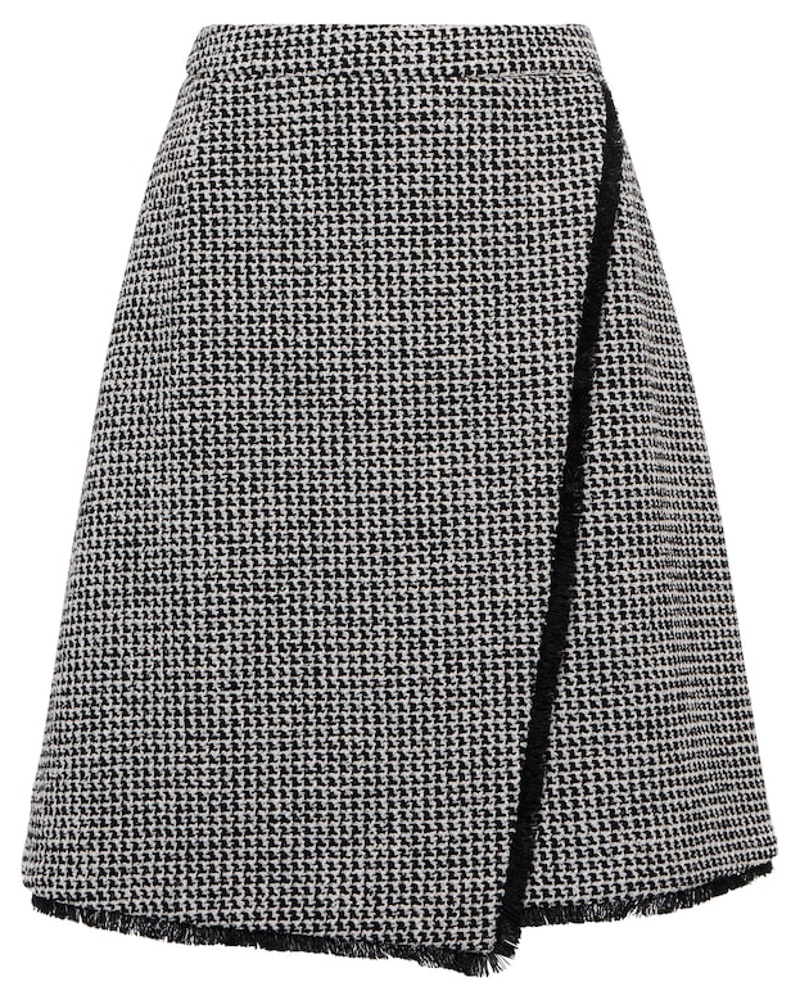 Dorothee Schumacher Damen Dorothee Schumacher Wickelrock Checked Comfort aus Tweed Dorothee Schumacher Damen Dorothee Schumacher Wickelrock Checked Comfort aus Tweed