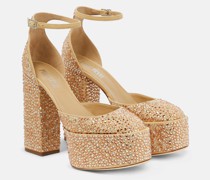 Paris Texas Verzierte Sandalen Holly Nicole aus Leder