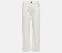 The Row Mid-Rise Slim Jeans Goldin