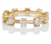 Jade Trau Ring Kismet Medium aus 18kt Gelbgold mit Diamanten