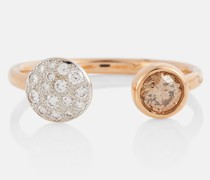 Sabbia Ring aus 18kt Rosegold mit Diamanten