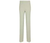 Safiyaa High-Rise Straight Hose Goldie aus Crepe