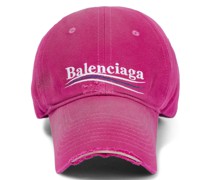 Balenciaga Bestickte Baseballcap aus Baumwolle