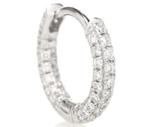 Maria Tash Einzelner Ohrring aus 18kt Weissgold mit Diamanten