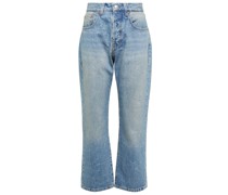 High-Rise Cropped Jeans