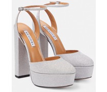 Plateau-Pumps So High mit Glitter