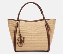 JW Anderson Tote Bumper Large aus Raffiabast