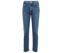 Agolde Mid-Rise Slim Jeans Merrel