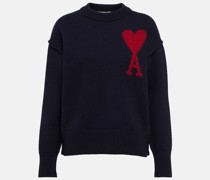 Ami Paris Pullover Ami de Cour aus Schurwolle