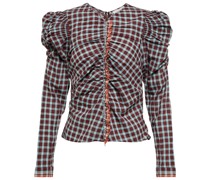 Karierte Bluse Blair aus Baumwolle