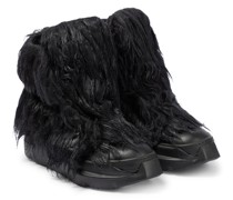 Rick Owens DRKSHDW Sneakers Abstract aus Faux Fur