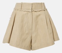 High-Rise-Shorts aus einem Baumwollgemisch