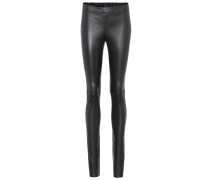 Leggings aus Leder