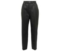 High-Rise Tapered Jeans