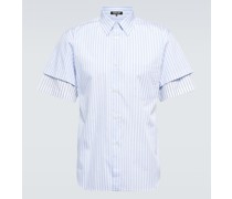 Comme des Garcons Homme Deux Hemd aus Baumwoll-Twill