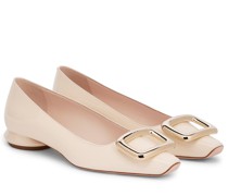 Roger Vivier Ballerinas Viv’ Choc aus Lackleder