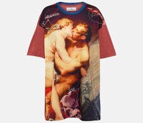 Oversize-T-Shirt Kiss aus Baumwoll-Jersey