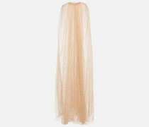 Monique Lhuillier Cape aus Tuell