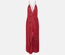 Maxikleid Carmine aus Satin