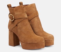 See By Chloe Ankle Boots Lyna aus Veloursleder