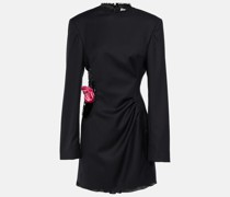 Acne Studios Verziertes Minikleid aus Wolle