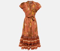 Ulla Johnson Midikleid Remi aus einem Baumwollgemisch