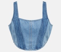 Frame Top aus Denim