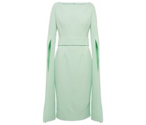 Safiyaa Midikleid aus Crepe