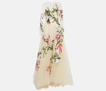 Monique Lhuillier Bestickte Robe