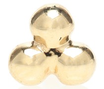Maria Tash Einzelner Ohrring Three Ball Trinity aus 14kt Gelbgold