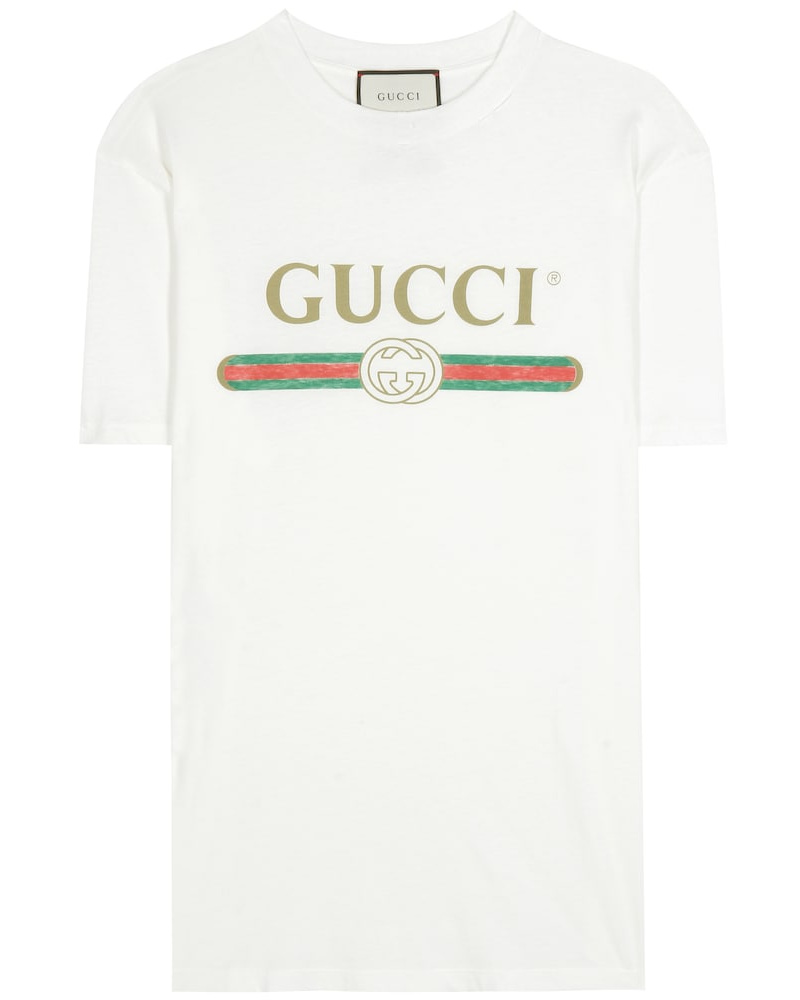 Gucci Damen Gucci T-Shirt aus Baumwolle