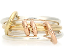 Spinelli Kilcollin Ring Acacia aus Sterlingsilber mit 18kt Gelb- und Rosegold