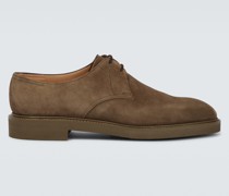 John Lobb Schnuerschuhe Haldon aus Veloursleder