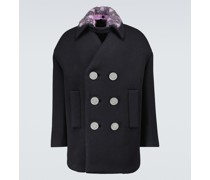 Prada Doppelreihige Cabanjacke aus Schurwolle