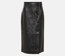 Nina Ricci Midirock aus Leder