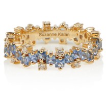Suzanne Kalan Ring aus 18kt Gelbgold mit Saphiren und Diamanten