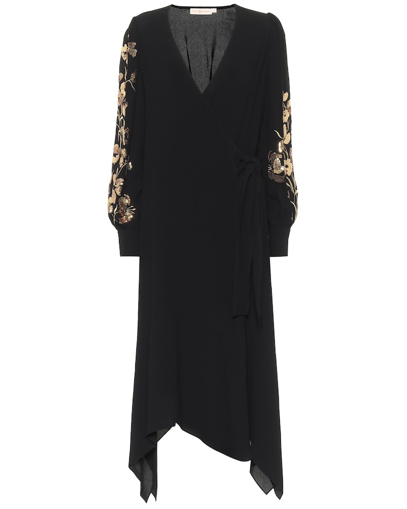 Tory Burch Damen Tory Burch Midikleid mit Pailletten