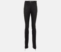 Dion Lee Hose aus Leder