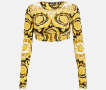 Versace Cropped-Top Barocco