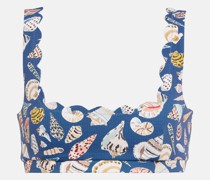 Marysia Bedruckter Bikini-Oberteil Palm Springs