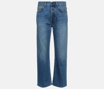 The Row High-Rise Straight Jeans Lesley