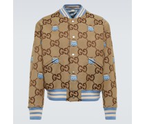 Gucci Gucci Kawaii Jumbo GG Jacke aus Canvas
