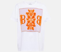 Barrie T-Shirt aus Baumwolle und Kaschmir