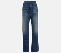 Mid-Rise Straight Jeans Taylor