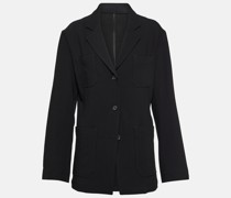 Blazer aus Crepe