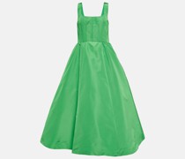 Carolina Herrera Midikleid aus Seide